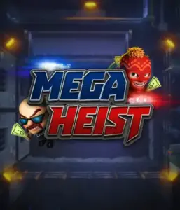 Step into the exciting world of the Mega Heist game by Relax Gaming, showcasing quirky characters ready to undertake a daring robbery. This graphic depicts the excitement of the heist with its dramatic logo and a mysterious vault backdrop. Ideal for players looking for a heist adventure, delivering a gripping gaming experience. 