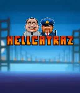 Enter the thrilling world of Hellcatraz slot by Relax Gaming, featuring a quirky prisoner and a guard with the infamous Alcatraz prison and San Francisco skyline in the background. This graphic depicts the adventure and mischief of an escape-themed game, great for fans of retro gaming, delivering a entertaining escape. 