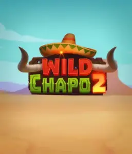 Embark on the colorful Mexican desert with the Wild Chapo 2 game by Relax Gaming, highlighting a whimsical bull wearing a sombrero amid a serene desert backdrop. This image conveys the charm and humor of the game, great for players who enjoy unique themes, providing a captivating gaming experience.