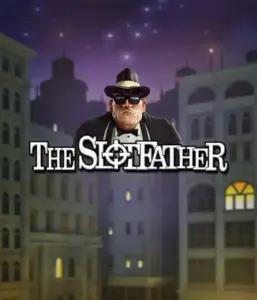 Immerse yourself in the shadowy realm of The Slotfather game by Betsoft, featuring a commanding mafia boss posed against a moonlit cityscape. This graphic captures the dramatic essence of the organized crime, with the boss clad in a sharp black suit and fedora. Perfect for lovers of gangster-themed games, providing a gripping escape. 